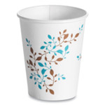 Huhtamaki Single Wall Hot Cups, 8 oz, Vine Design, 1,000/Carton (HUH62909) View Product Image