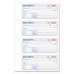 Adams TOPS 3-Part Hardbound Receipt Book, Three-Part Carbonless, 7 x 2.75, 4 Forms/Sheet, 200 Forms Total (ABFTCH1185) View Product Image