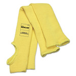 MCR Safety Economy Series DuPont Kevlar Fiber Sleeves, One Size Fits All, Yellow, 1 Pair (CRW9378TE) View Product Image