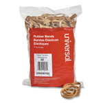 Universal Rubber Bands, Size 62, 0.04" Gauge, Beige, 1 lb Box, 490/Pack View Product Image