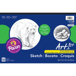 Pacon Sketch Pad, Medium Weight, Acid-free, 18"x12", 50 Sheets (PAC4747) View Product Image
