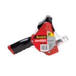 Scotch Pistol Grip Packaging Tape Dispenser, 3" Core, For Rolls Up to 2" x 60 yds, Red (MMMST181) View Product Image