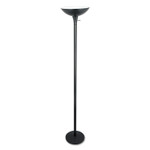 Alera Torchier Floor Lamp, 12.5w x 12.5d x 72h, Matte Black
