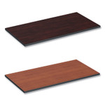 Alera Reversible Laminate Table Top, Rectangular, 47.63 x 23.63, Medium Cherry/Mahogany (ALETT4824CM) View Product Image