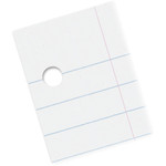 Pacon Composition Paper,3HP,3/8" Ruling,8-1/2"x11",500/RM,White (PAC2402) View Product Image