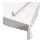 Hoffmaster Plastic Roll Tablecover, 40" x 100 ft, White