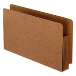 Pendaflex Heavy-Duty End Tab File Pockets, 5.25" Expansion, Legal Size, Red Fiber, 10/Box (PFX95565) View Product Image