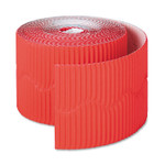 Pacon Bordette Decorative Border, 2.25" x 50 ft, Flame Red