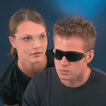 MCR Safety Safety Glasses, Wraparound, Clear/Chrome (MCSCRWS2110) View Product Image