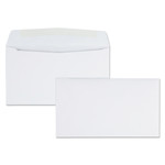 Quality Park Business Envelope, #6 3/4, Commercial Flap, Side Seam, Gummed Closure, 24 lb Bond Weight Paper, 3.63 x 6.5, White, 500/Box