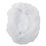 AmerCareRoyal Latex-Free Operating Room Cap, Pleated, Polypropylene, 21", White, 100 Caps/Pack, 10 Packs/Carton