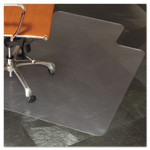 ES Robbins Natural Origins Chair Mat with Lip For Hard Floors, 45 x 53, Clear