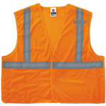 ergodyne GloWear 8215BA Type R Class 2 Econo Breakaway Mesh Vest, Large to X-Large, Orange View Product Image