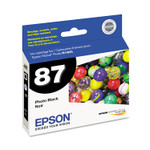 Epson T087120 (87) UltraChrome Hi-Gloss 2 Ink, Black View Product Image