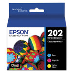 Epson T202520-S (202) Claria Ink, 165 Page-Yield, Cyan/Magenta/Yellow View Product Image