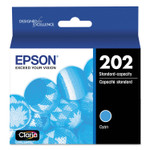 Epson T202220-S (202) Claria Ink, 165 Page-Yield, Cyan View Product Image