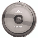 Georgia Pacific Professional SofPull High-Capacity Center-Pull Tissue Dispenser, 10.5 x 6.75 x 10.5, Smoke