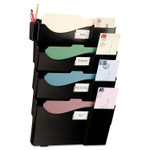 Officemate Grande Central Filing System, 4 Sections, Legal/Letter Size, 16.63" x 4.75" x 23.25", Black, 4/Pack (OIC21724) View Product Image