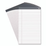 TRU RED Notepads, Wide/Legal Rule, 50 White 8.5 x 14 Sheets, 12/Pack