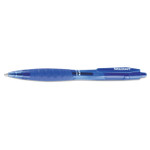 AbilityOne 7520016451147 SKILCRAFT VISTA Ballpoint Pen, Retractable, Bold 1.4 mm, Blue Ink, Translucent Blue Barrel, Dozen (NSN6451147) View Product Image