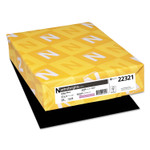 Astrobrights Color Paper, 24 lb Bond Weight, 8.5 x 11, Eclipse Black, 500/Ream (WAU22321) View Product Image