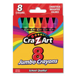 Cra-Z-Art Jumbo Crayons, 8 Assorted Colors, 8/Pack (CZA10203WM48) View Product Image