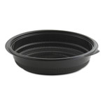 Anchor Packaging MicroRaves Incredi-Bowl Base, 32 oz, 8.5" Diameter x 1.92"h, Black, Plastic, 150/Carton (ANZ4608532) View Product Image