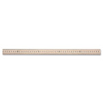 Wooden Meter Stick, Standard/metric, 39.5", Clear Lacquer Finish, 12/box (ACM10431) Product Image 