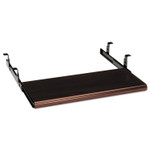 HON Slide-Away Keyboard Platform, Laminate, 21.5w x 10d, Mahogany (HON4022N) View Product Image