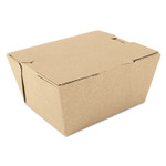 SCT ChampPak Carryout Boxes, #1, 4.38 x 3.5 x 2.5, Kraft, Paper, 450/Carton (SCH0731) View Product Image