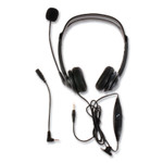 Spracht ZuM ZuM350B Binaural Over The Head Headset, Black View Product Image