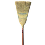 Rubbermaid Commercial Corn-Fill Broom, Corn Fiber Bristles, 38" Overall Length, Blue (RCP6383) View Product Image