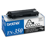 Brother TN350 Toner, 2,500 Page-Yield, Black (BRTTN350) View Product Image