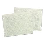 Wilson Jones Accounting Sheets, 20 Columns, 9.25 x 11.88, Green, Loose Sheet, 100/Pack (WLJG1020) View Product Image