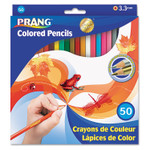 Prang Colored Pencil Sets, 3.3 mm, 2B, Assorted Lead and Barrel Colors, 50/Pack (DIX22480) View Product Image