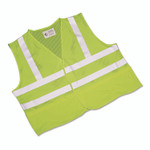 AbilityOne 8415015984870, SKILCRAFT Safety Vest--Class 2 ANSI 107 2010 Compliant, X-Large, Lime/Silver