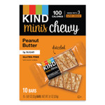 KIND Minis Chewy, Peanut Butter, 0.81 oz 10/Pack Product Image 