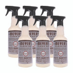 Mrs. Meyer's Multi Purpose Cleaner, Lavender Scent, 16 oz Spray Bottle, 6/Carton View Product Image