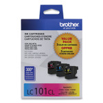 Brother LC1013PKS Innobella Ink, 300 Page-Yield, Cyan/Magenta/Yellow (BRTLC1013PKS) View Product Image