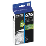 Epson T676XL120-S (676XL) High-Yield Ink, 2,400 Page-Yield, Black View Product Image
