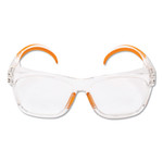 KleenGuard Maverick Safety Glasses, Clear/Orange, Polycarbonate Frame, 12/Box (KCC49301) View Product Image