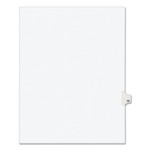 Avery Preprinted Legal Exhibit Side Tab Index Dividers, Avery Style, 10-Tab, 68, 11 x 8.5, White, 25/Pack, (1068) View Product Image