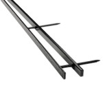 GBC VeloBind Reclosable Spines, 200 Sheet Capacity, Black, 25/Pack (GBC9741630) View Product Image