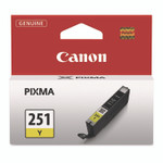 Canon 6516B001 (CLI-251) ChromaLife100+ Ink, 330 Page-Yield, Yellow Canon 6516B001 (CLI-251) ChromaLife100+ Ink, 330 Page-Yield, Yellow