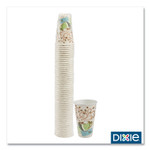 Dixie PerfecTouch Paper Hot Cups, 16 oz, Coffee Haze Design, 50/Pack Product Image 