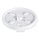 Dart Lift n' Lock Plastic Hot Cup Lids, Fits 8 oz Cups, White, 1,000/Carton (DCC8FTL) View Product Image