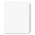 Avery Preprinted Legal Exhibit Side Tab Index Dividers, Avery Style, 25-Tab, 176 to 200, 11 x 8.5, White, 1 Set, (1337) View Product Image