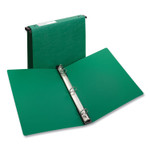 Avery Hanging Storage Flexible Non-View Binder with Round Rings, 3 Rings, 1" Capacity, 11 x 8.5, Green (AVE14802) View Product Image