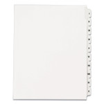 Avery Preprinted Legal Exhibit Side Tab Index Dividers, Allstate Style, 10-Tab, I to X, 11 x 8.5, White, 1 Set (AVE82319) View Product Image