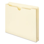 Smead Manila File Jackets, 2-Ply Straight Tab, Letter Size, Manila, 50/Box SMD75540